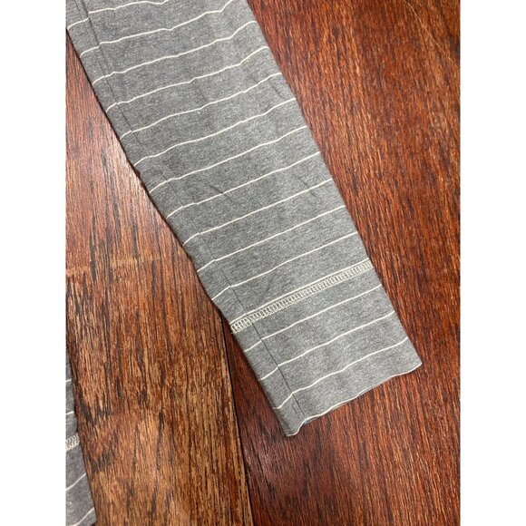 The North Face Henley Sweater Women's Medium Striped Long Sleeve Causal Gray - Picture 5 of 7